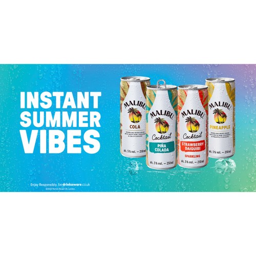 Malibu Pina Colada Cocktail Pre-Mixed Can thumbnail 4