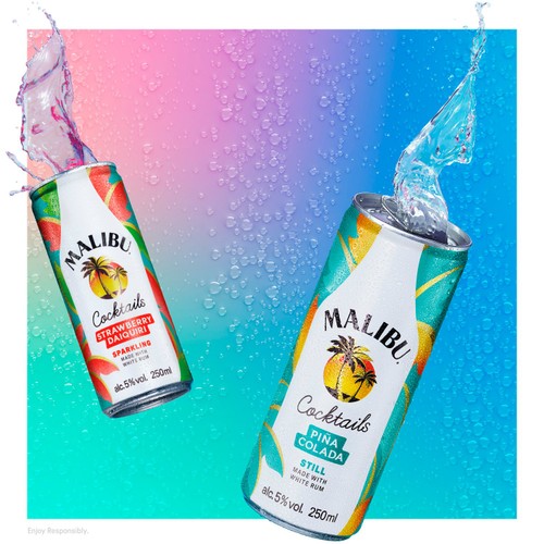 Malibu Pina Colada Cocktail Pre-Mixed Can thumbnail 5