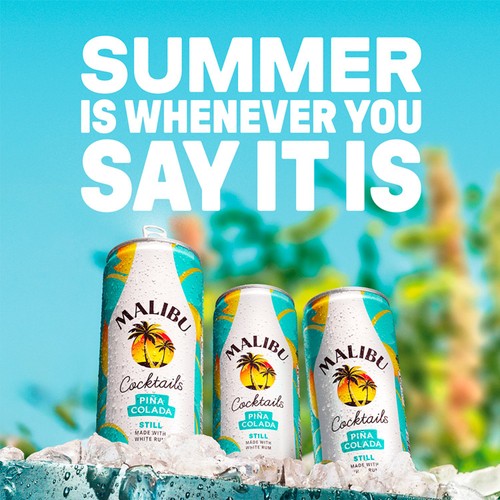 Malibu Pina Colada Cocktail Pre-Mixed Can thumbnail 6