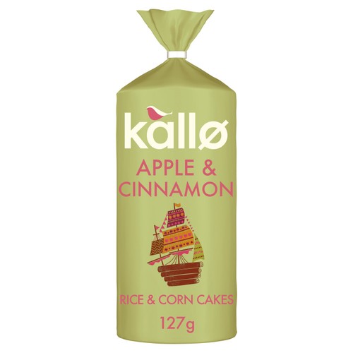Kallo Apple & Cinnamon Rice Cakes thumbnail 3