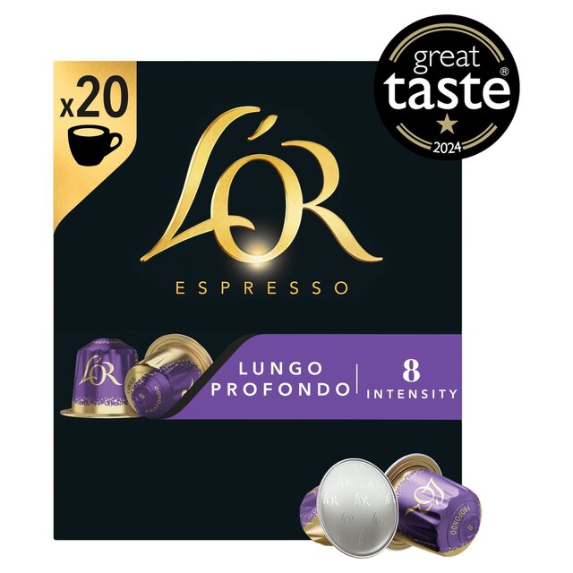 L'OR Lungo Profondo Coffee Pods x20 Intensity 8 thumbnail 2
