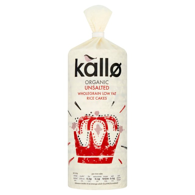 Kallo Organic Unsalted Rice Cakes thumbnail 2