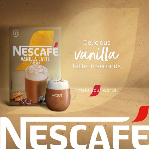 Nescafe Vanilla Latte Instant Coffee 7 Sachets thumbnail 9
