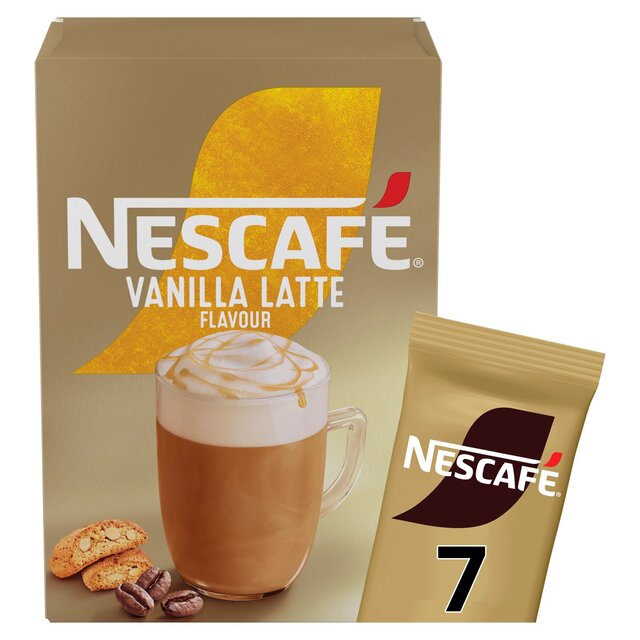 Nescafe Vanilla Latte Instant Coffee 8 Sachets