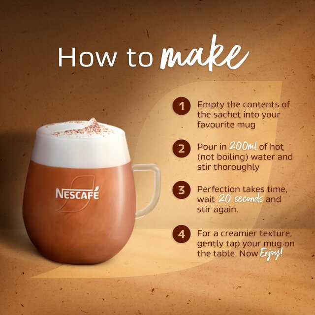 Nescafe Vanilla Latte Instant Coffee 8 Sachets thumbnail 5