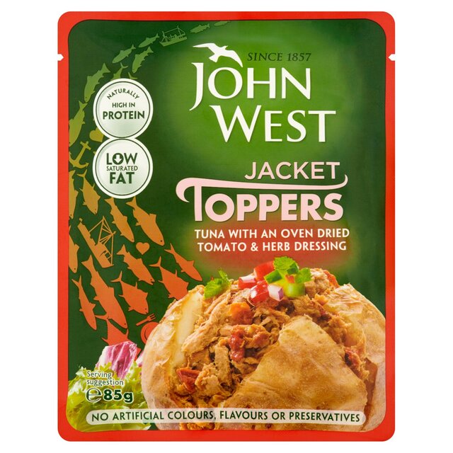 John West Jacket Toppers Tuna With a Twist Of Tomato & Herb