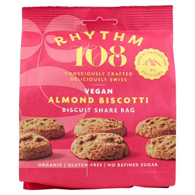 Rhythm 108 Swiss Vegan Almond Biscotti Biscuit Share Bag