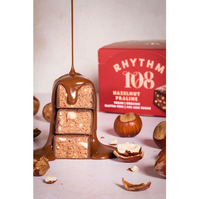 Rhythm 108 Swiss Vegan Hazelnut Praline Bar with Dark Chocolate thumbnail 3