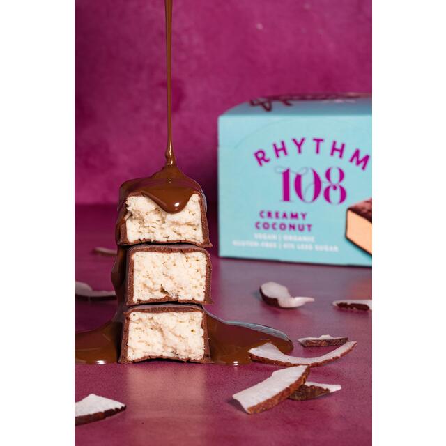 Rhythm 108 Swiss Vegan Creamy Coconut Bar with Dark Chocolate thumbnail 3