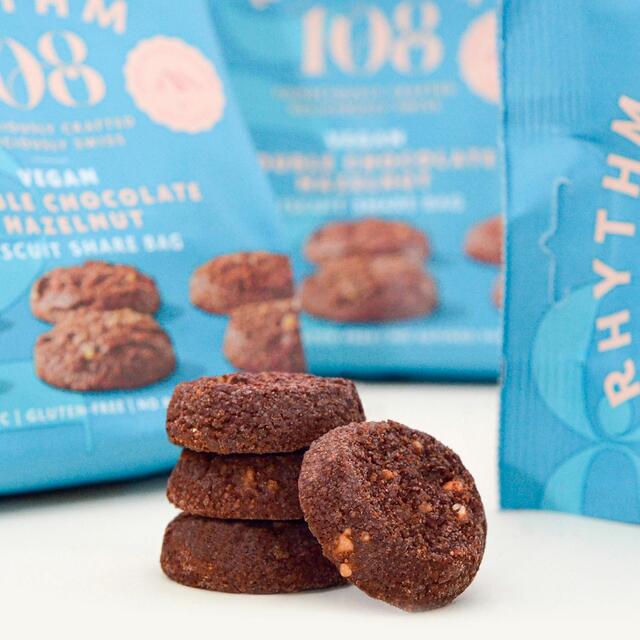 Rhythm 108 Swiss Vegan Double Chocolate Hazelnut Biscuit Share Bag thumbnail 3