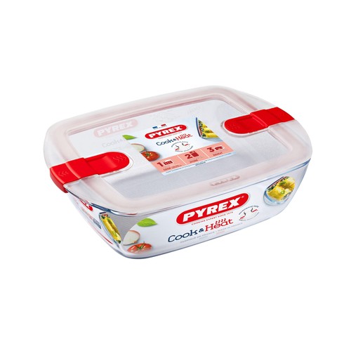 Pyrex Cook & Heat 1.1L Rectangular Dish