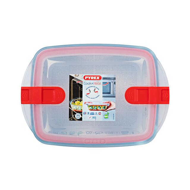 Pyrex Cook & Heat 1.1L Rectangular Dish thumbnail 3