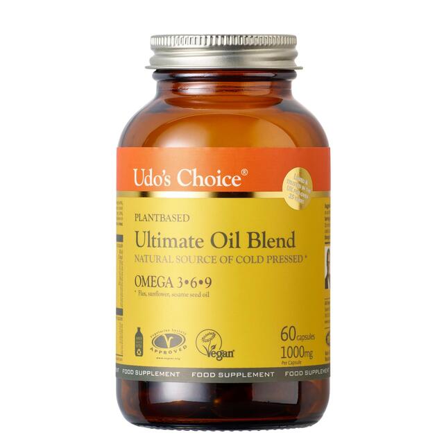 Udo's Choice Ultimate Oil Blend Omega 3 & 6 Capsules 1000mg thumbnail 2