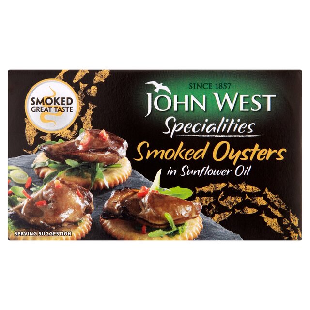 John West Smoked Oysters In Sunflower Oil - Image 1