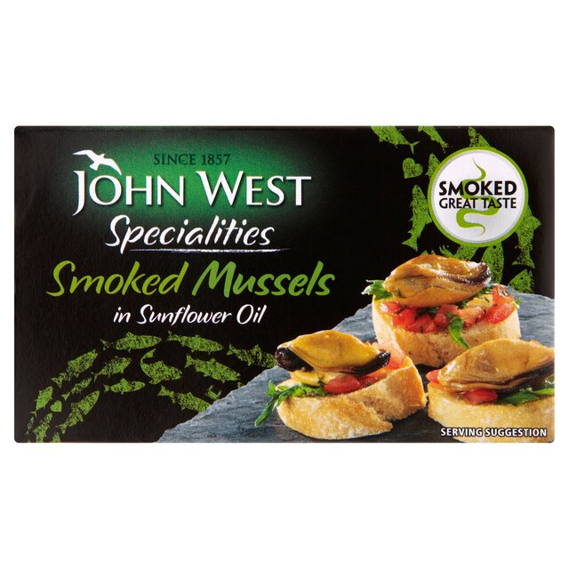 John West Smoked Mussels In Sunflower Oil