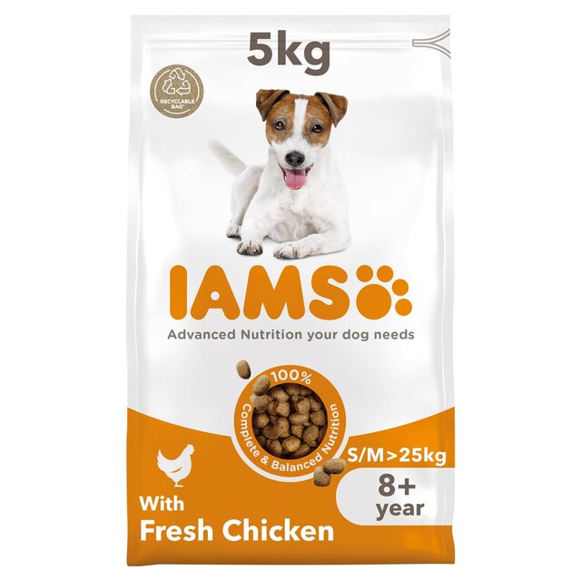 IAMS for Vitality Senior Dog Food Small/Medium Breed with Fresh Chicken