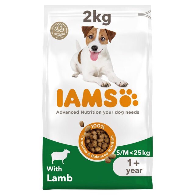 IAMS for Vitality Adult Dog Food Small/Medium Breed With Lamb