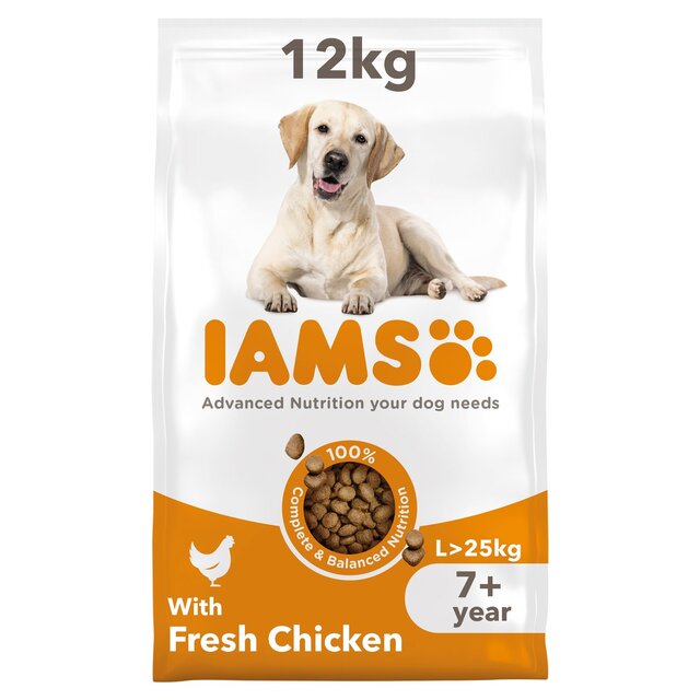 IAMS for Vitality Senior Dog Food Large Breed with Fresh Chicken