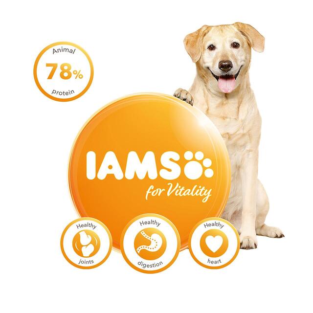 IAMS for Vitality Senior Dog Food Large Breed with Fresh Chicken thumbnail 2