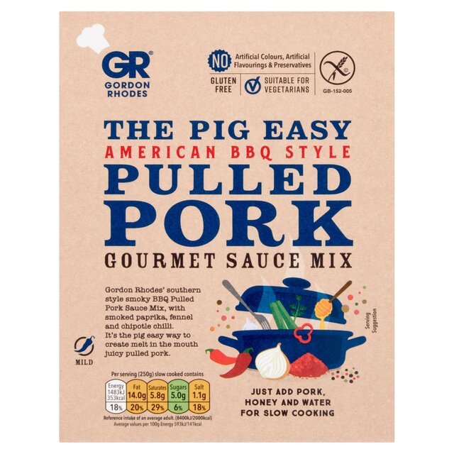 Gordon Rhodes Pig Easy American BBQ Style Pulled Pork