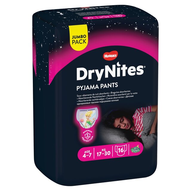 DryNites 4-7 yrs Girls Pyjama Pants Jumbo Pack thumbnail 3