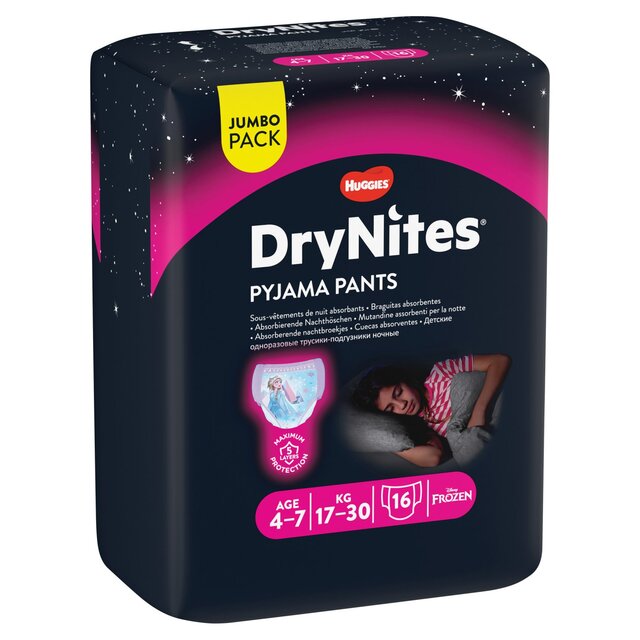 DryNites 4-7 yrs Girls Pyjama Pants Jumbo Pack thumbnail 7