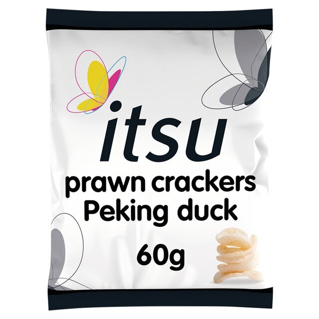 itsu Peking duck prawn crackers sharing bag