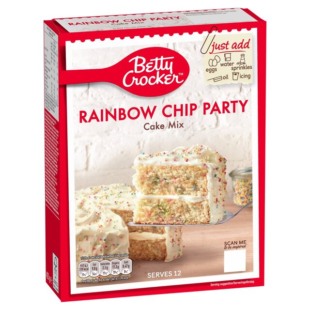 Betty Crocker Rainbow Chip Party Cake Mix thumbnail 3