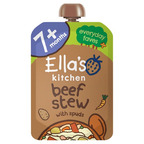 Ella's Kitchen Beef Stew Baby Food Pouch 7+ Months