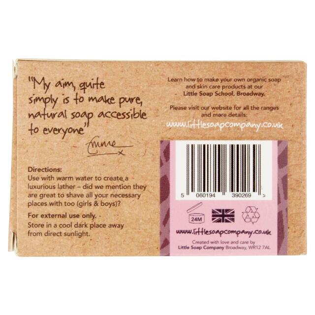 Little Soap Company Organic Bar Soap Rose Geranium thumbnail 2