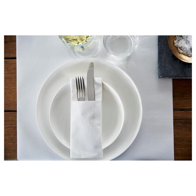 White Dunisoft Large Luxury Paper Napkins thumbnail 5