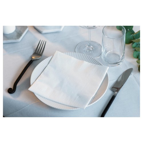 White Compostable Paper Napkins thumbnail 4