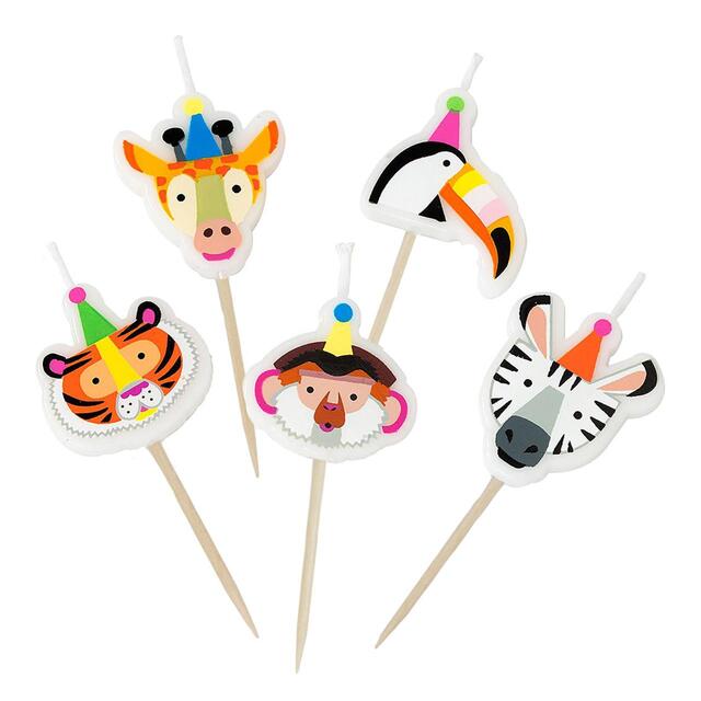 Talking Tables Safari Animals Cake Candles