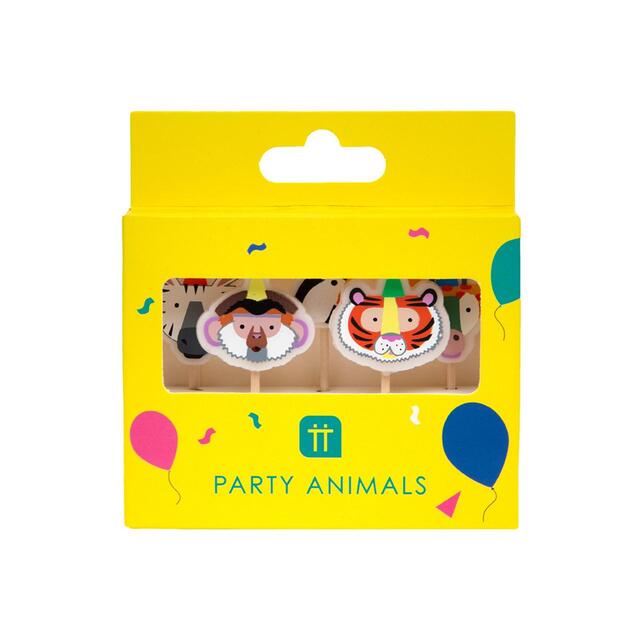 Talking Tables Safari Animals Cake Candles thumbnail 2