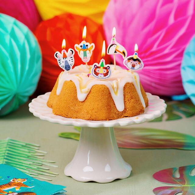 Talking Tables Safari Animals Cake Candles thumbnail 3