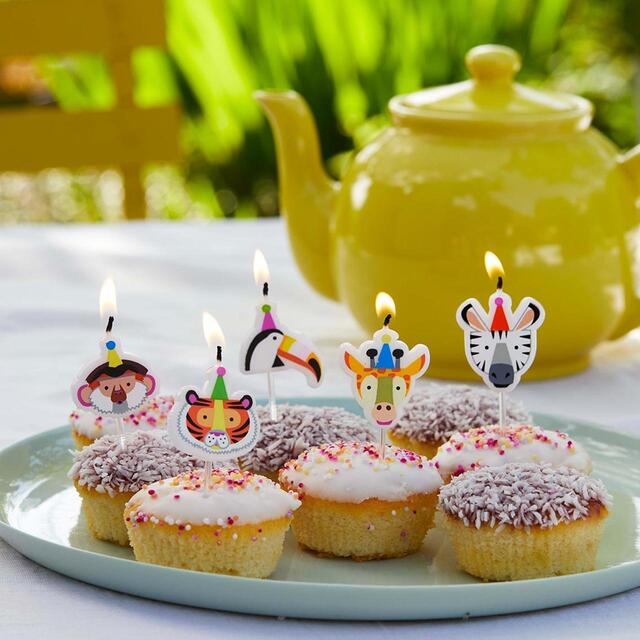 Talking Tables Safari Animals Cake Candles thumbnail 4