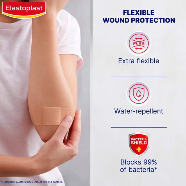 Elastoplast Extra Flexible Cut to Size Breathable Fabric Plaster 1m x 6cm thumbnail 2