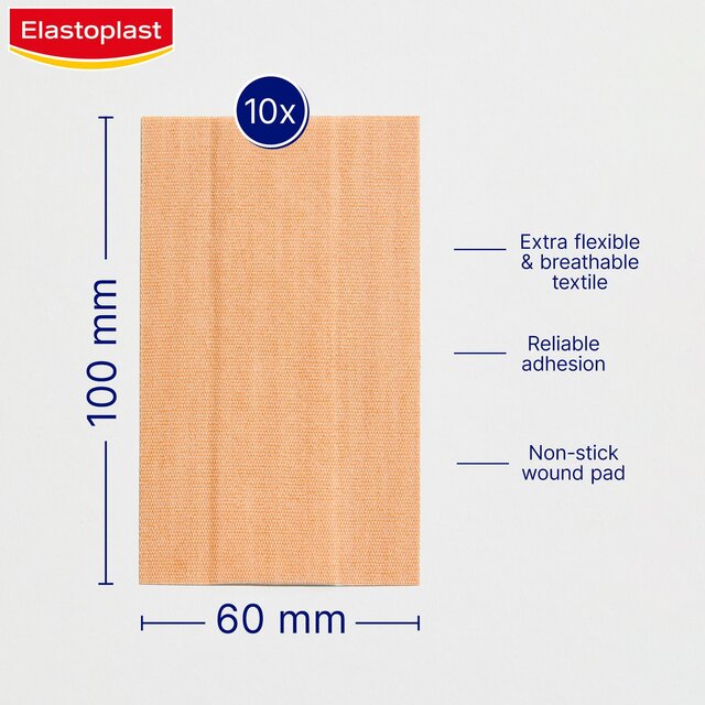 Elastoplast Extra Flexible Cut to Size Breathable Fabric Plaster 1m x 6cm thumbnail 3