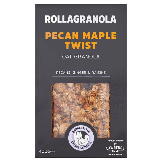 Rollagranola Pecan Maple Twist Oat Granola