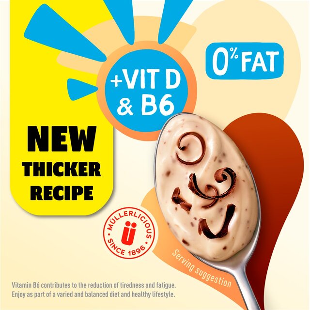 Muller Light Vanilla with Dark Chocolate Sprinkles Fat Free Yogurt thumbnail 2