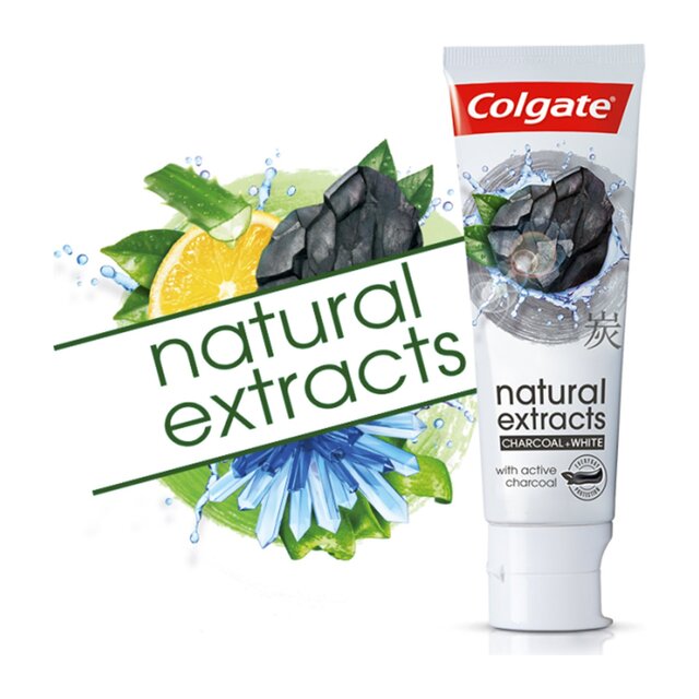 Colgate Natural Extracts Charcoal Mint Toothpaste thumbnail 2