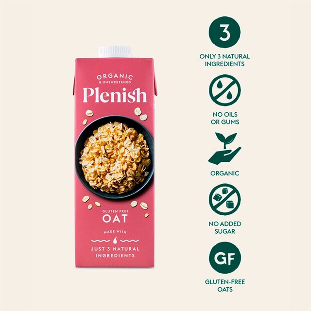 Plenish Organic Gluten Free Oat Drink Long Life thumbnail 4