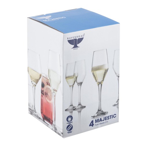 Ravenhead Majestic Flute Glasses Set 210ml thumbnail 3
