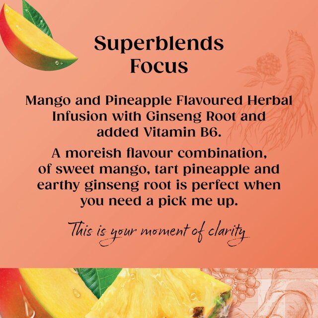 Twinings Superblends Focus with Mango & Pineapple thumbnail 4