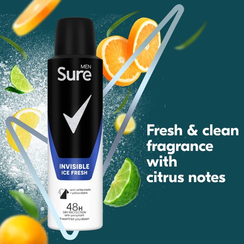 Sure For Men Invisible Ice Anti-Perspirant Deodorant thumbnail 3
