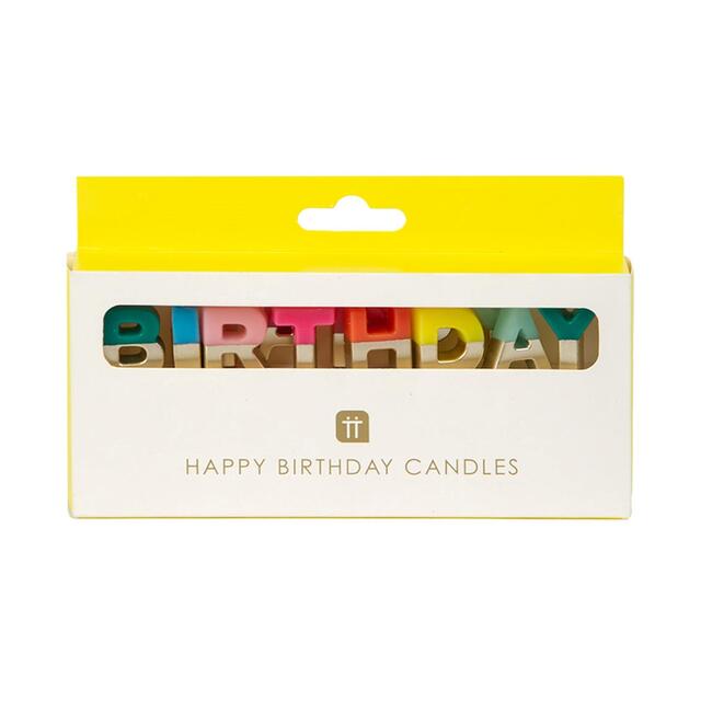 Talking Tables Rainbow Happy Birthday Candles thumbnail 4