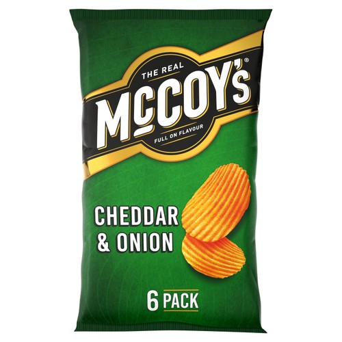 McCoy's Cheddar & Onion Multipack Crisps