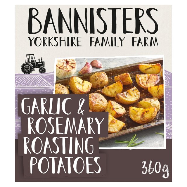 Bannisters Farm Garlic & Rosemary Roasting Potatoes