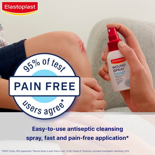 Elastoplast Wound Healing Pain-Free Antiseptic Cleaning Spray thumbnail 4