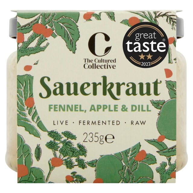 The Cultured Collective Fennel, Apple & Dill Sauerkraut